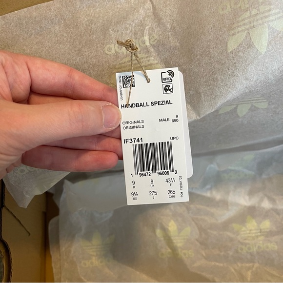 Adidas Handball Spezial White/Grey Five/Off White - Picture 8 of 10